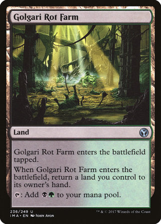 Golgari Rot Farm [Iconic Masters] | Exor Games Bridgewater