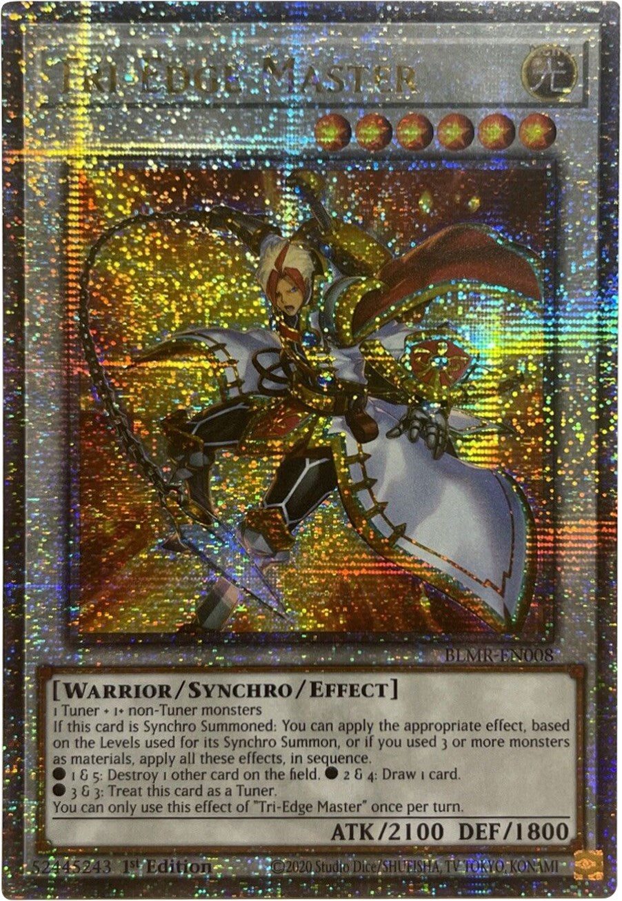 Tri-Edge Master [BLMR-EN008] Quarter Century Secret Rare | Exor Games Bridgewater