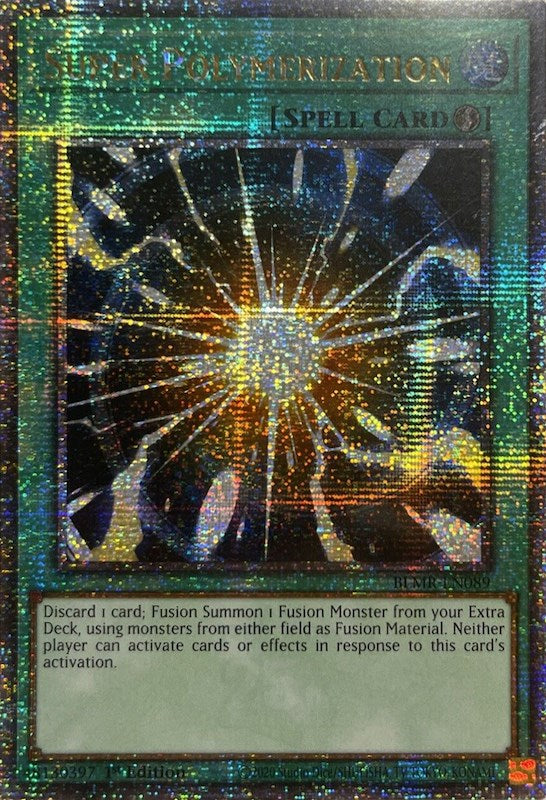 Super Polymerization [BLMR-EN089] Quarter Century Secret Rare | Exor Games Bridgewater