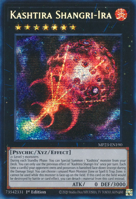 Kashtira Shangri-Ira [MP23-EN190] Prismatic Secret Rare | Exor Games Bridgewater