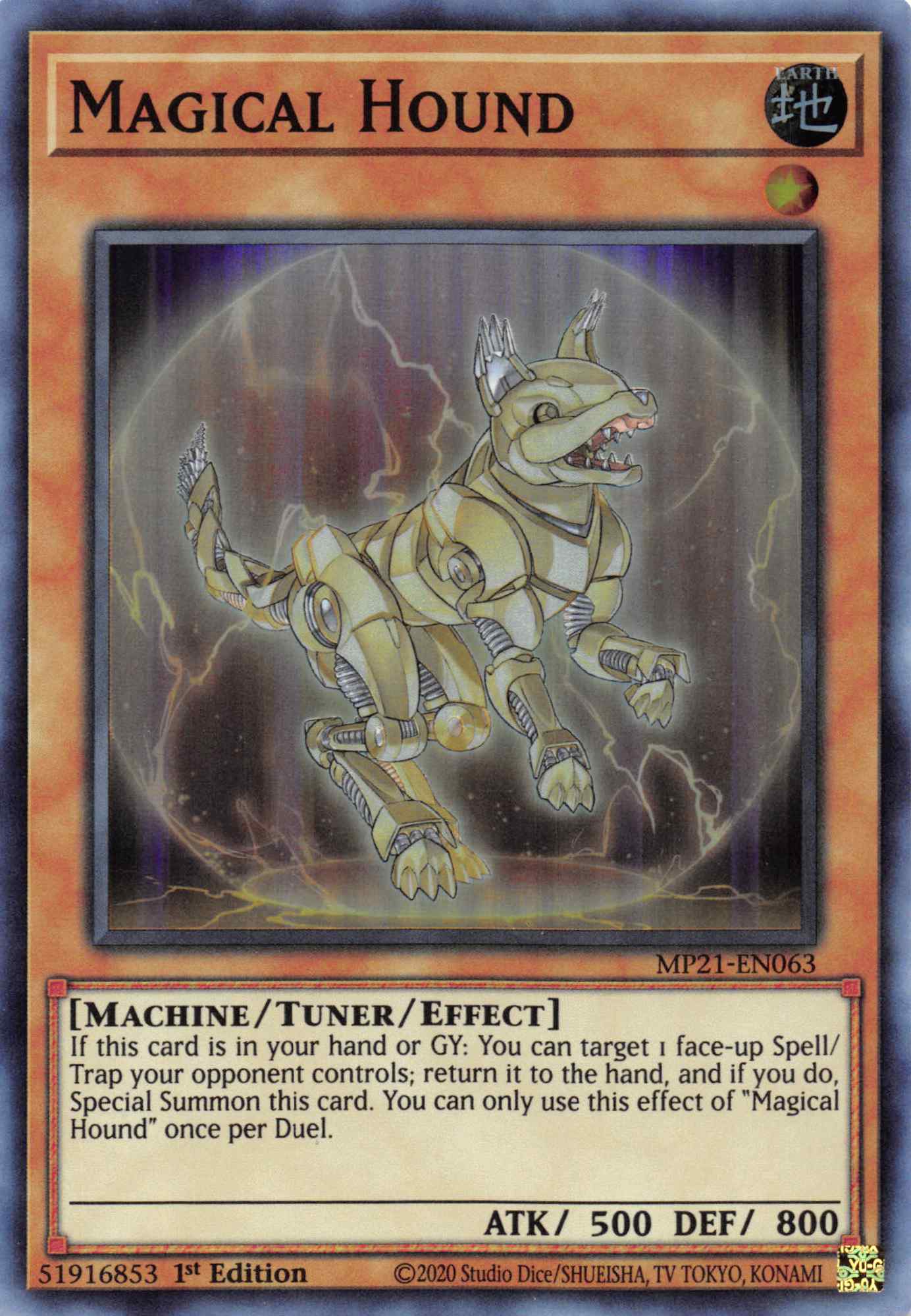 Magical Hound [MP21-EN063] Super Rare | Exor Games Bridgewater