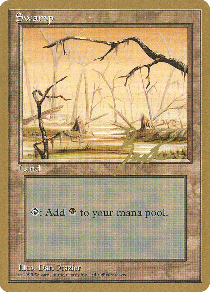 Swamp (gb370) (George Baxter) [Pro Tour Collector Set] | Exor Games Bridgewater