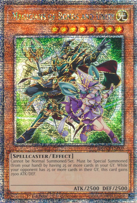 Magicians of Bonds and Unity [DUNE-EN000] Quarter Century Secret Rare | Exor Games Bridgewater