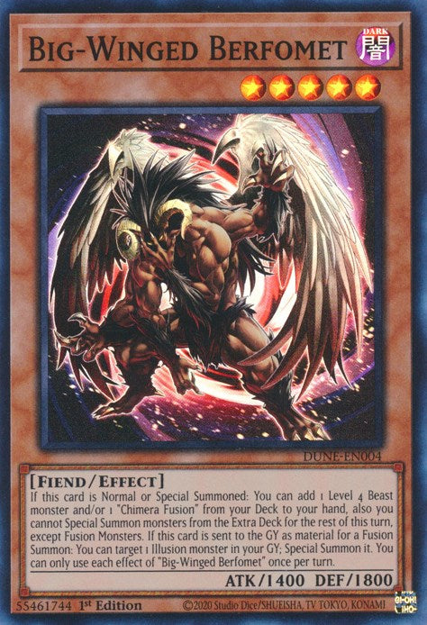 Big-Winged Berfomet [DUNE-EN004] Super Rare | Exor Games Bridgewater