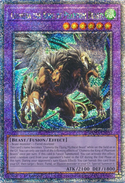 Chimera the King of Phantom Beasts [DUNE-EN033] Quarter Century Secret Rare | Exor Games Bridgewater