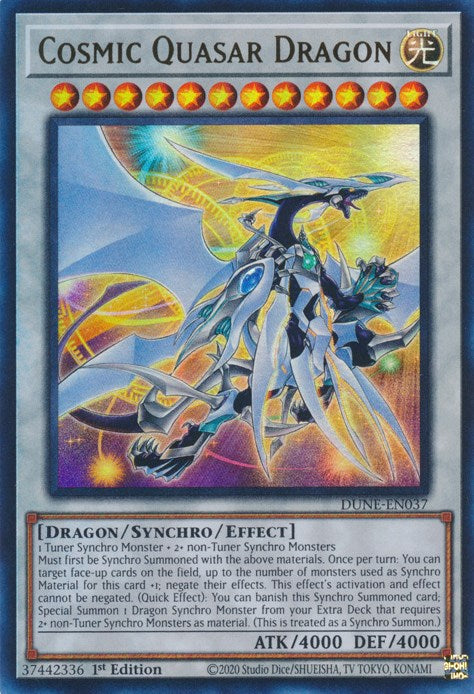Cosmic Quasar Dragon [DUNE-EN037] Ultra Rare | Exor Games Bridgewater