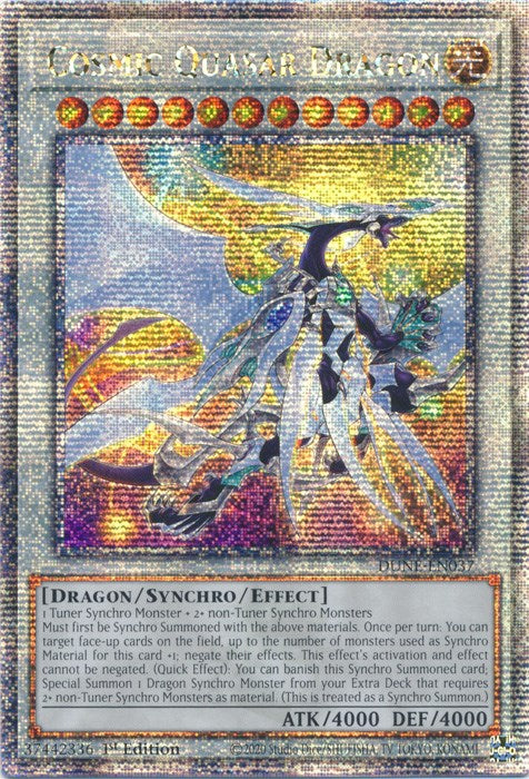 Cosmic Quasar Dragon [DUNE-EN037] Quarter Century Secret Rare | Exor Games Bridgewater