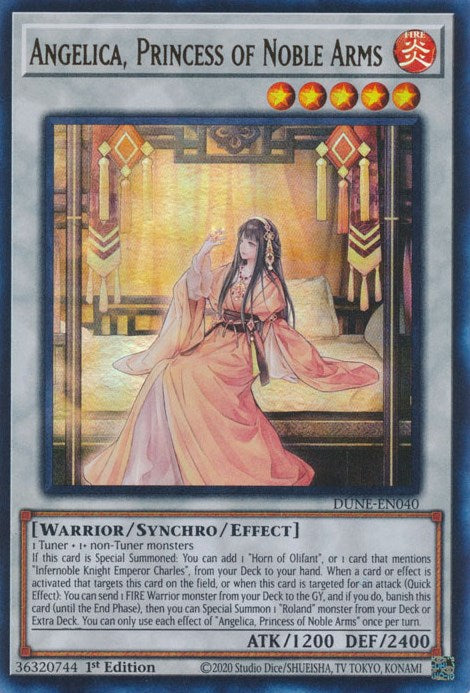 Angelica, Princess of Noble Arms [DUNE-EN040] Ultra Rare | Exor Games Bridgewater