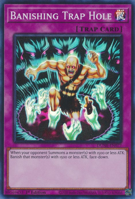 Banishing Trap Hole [DUNE-EN077] Super Rare | Exor Games Bridgewater