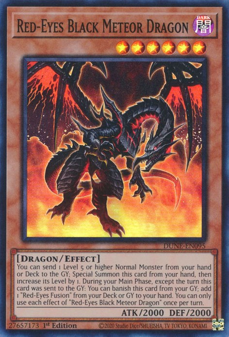 Red-Eyes Black Meteor Dragon [DUNE-EN095] Super Rare | Exor Games Bridgewater