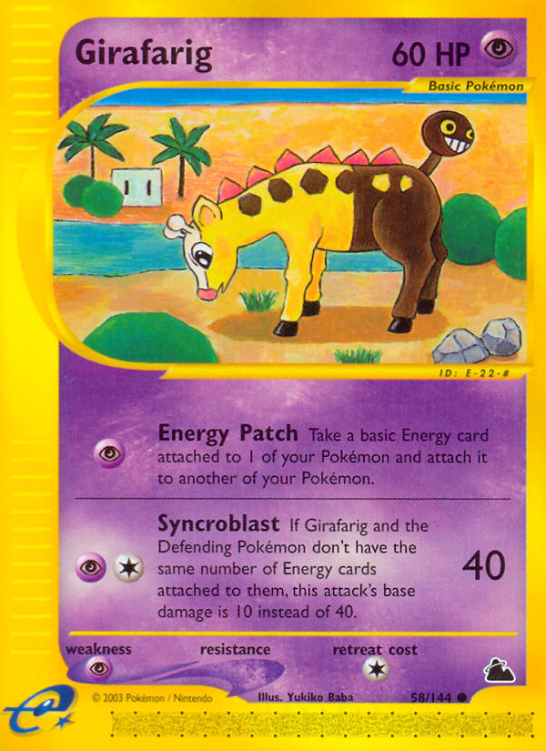 Girafarig (58/144) [Skyridge] | Exor Games Bridgewater