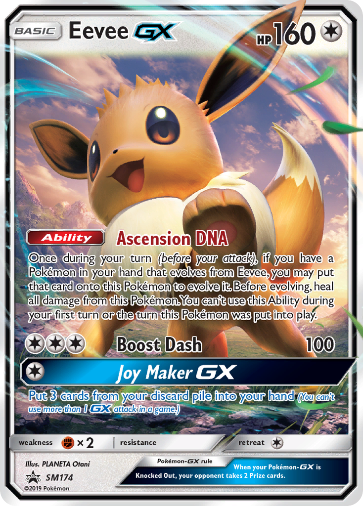 Eevee GX (SM174) [Sun & Moon: Black Star Promos] | Exor Games Bridgewater