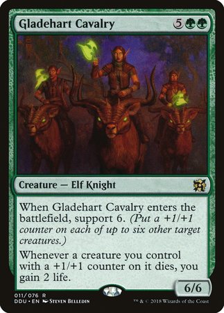Gladehart Cavalry [Duel Decks: Elves vs. Inventors] | Exor Games Bridgewater