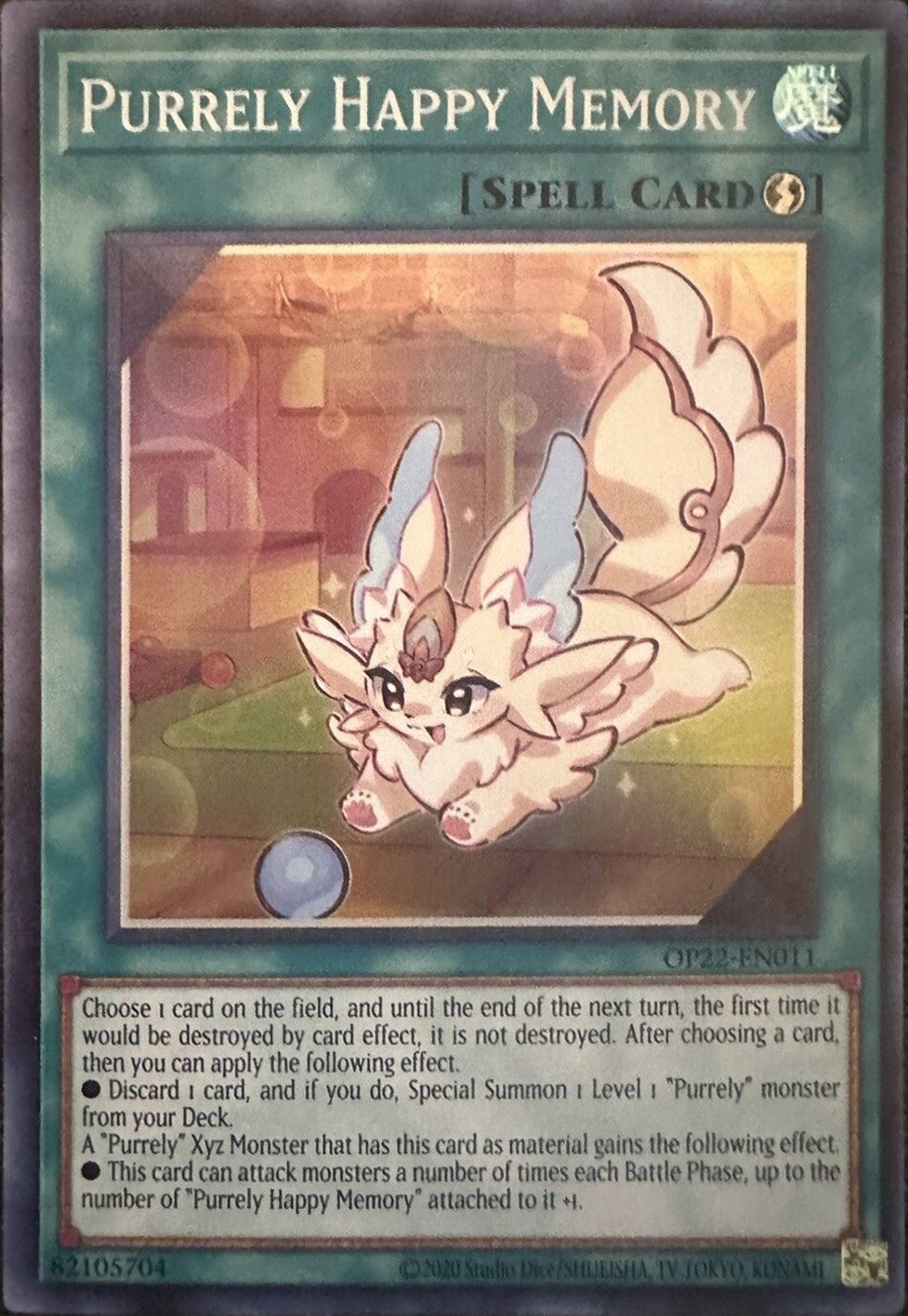 Purrely Happy Memory [OP22-EN011] Super Rare | Exor Games Bridgewater