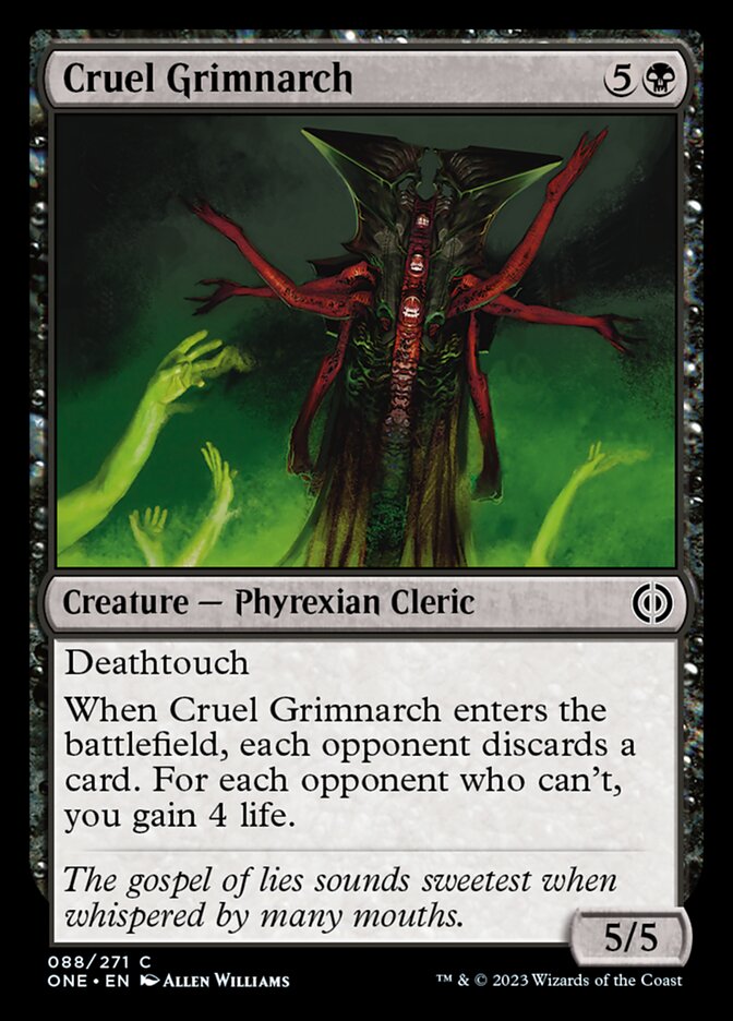 Cruel Grimnarch [Phyrexia: All Will Be One] | Exor Games Bridgewater