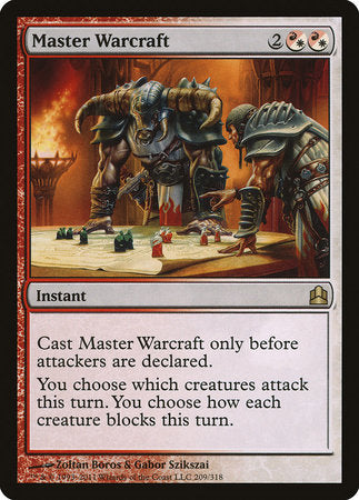 Master Warcraft [Commander 2011] | Exor Games Bridgewater