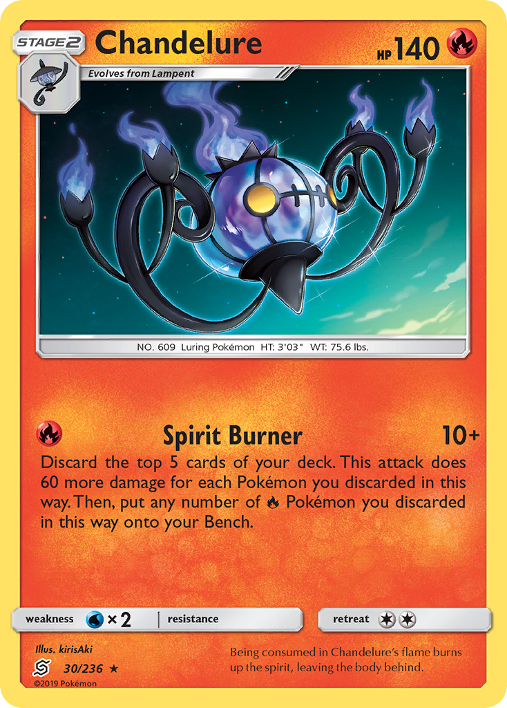 Chandelure (30/236) [Sun & Moon: Unified Minds] | Exor Games Bridgewater