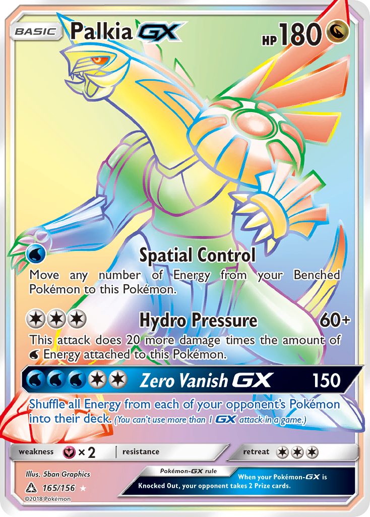 Palkia GX (165/156) [Sun & Moon: Ultra Prism] | Exor Games Bridgewater