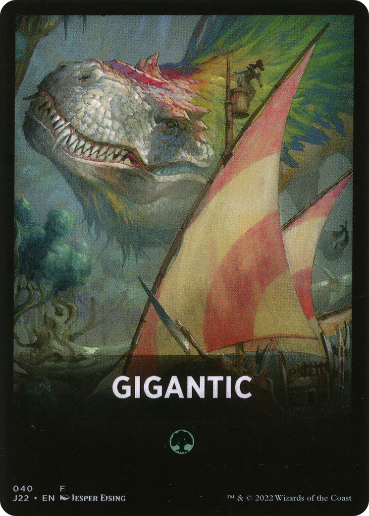 Gigantic Theme Card [Jumpstart 2022 Front Cards] | Exor Games Bridgewater