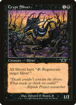 Crypt Sliver [Legions] | Exor Games Bridgewater