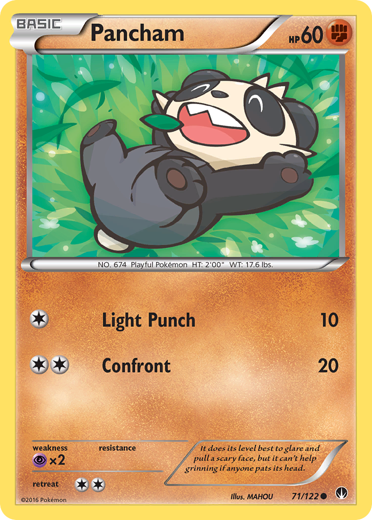 Pancham (71/122) [XY: BREAKpoint] | Exor Games Bridgewater