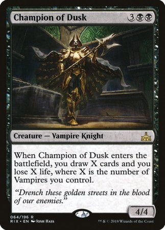 Champion of Dusk [Rivals of Ixalan] | Exor Games Bridgewater