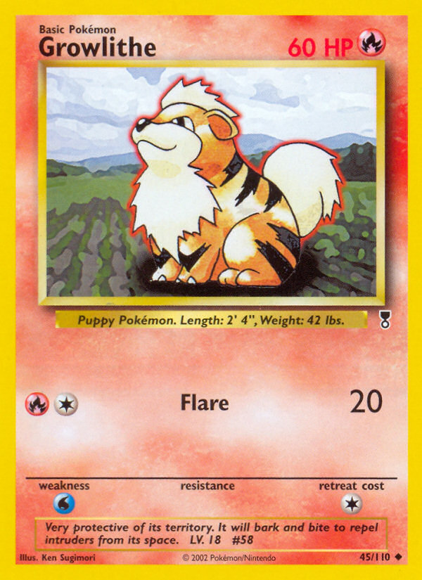 Growlithe (45/110) [Legendary Collection] | Exor Games Bridgewater