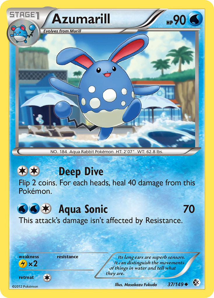 Azumarill (37/149) [Black & White: Boundaries Crossed] | Exor Games Bridgewater