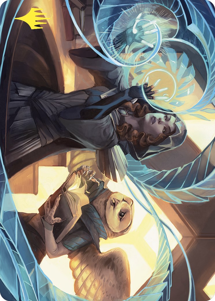 Personal Tutor Art Card (Gold-Stamped) [Commander Masters Art Series] | Exor Games Bridgewater