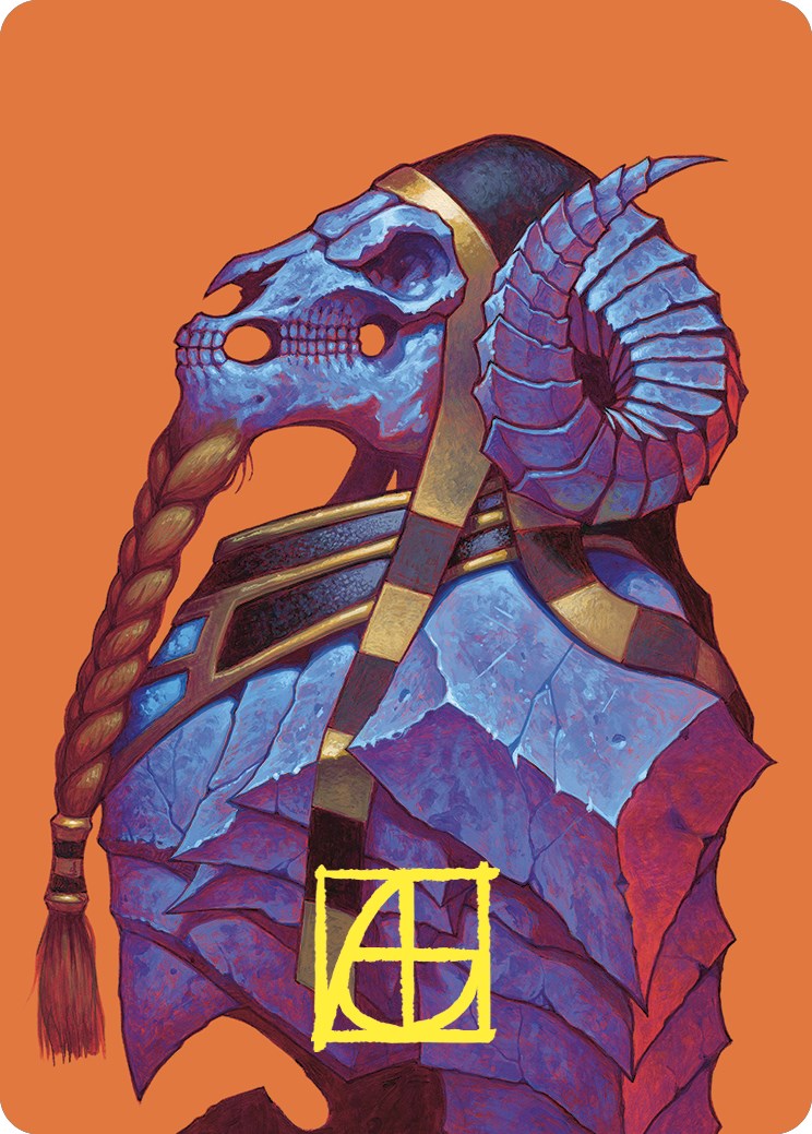 Neheb, the Eternal Art Card (Gold-Stamped Signature) [Commander Masters Art Series] | Exor Games Bridgewater