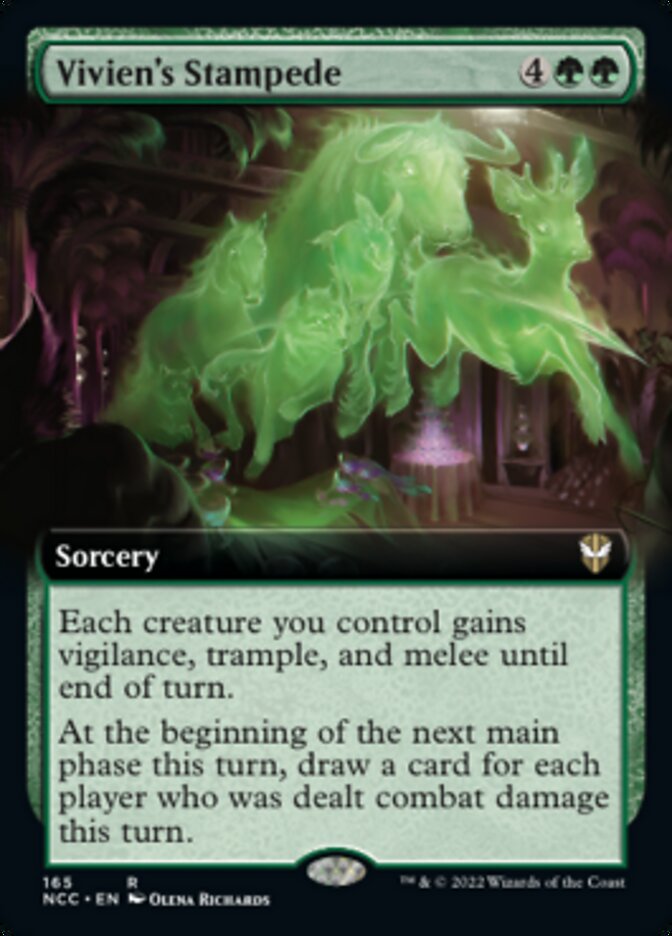 Vivien's Stampede (Extended Art) [Streets of New Capenna Commander] | Exor Games Bridgewater