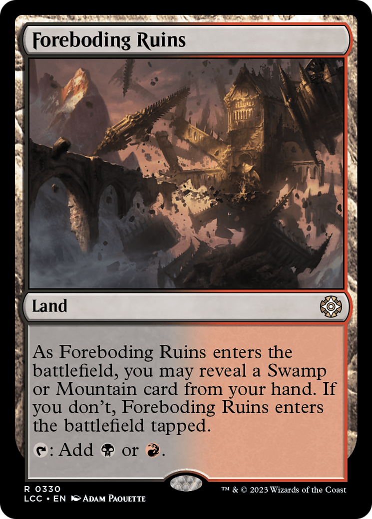 Foreboding Ruins [The Lost Caverns of Ixalan Commander] | Exor Games Bridgewater