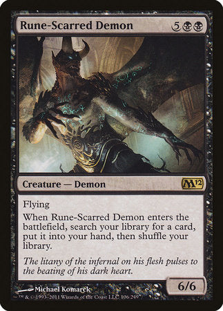 Rune-Scarred Demon [Magic 2012] | Exor Games Bridgewater