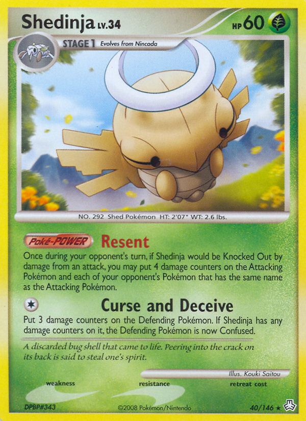 Shedinja (40/146) [Diamond & Pearl: Legends Awakened] | Exor Games Bridgewater