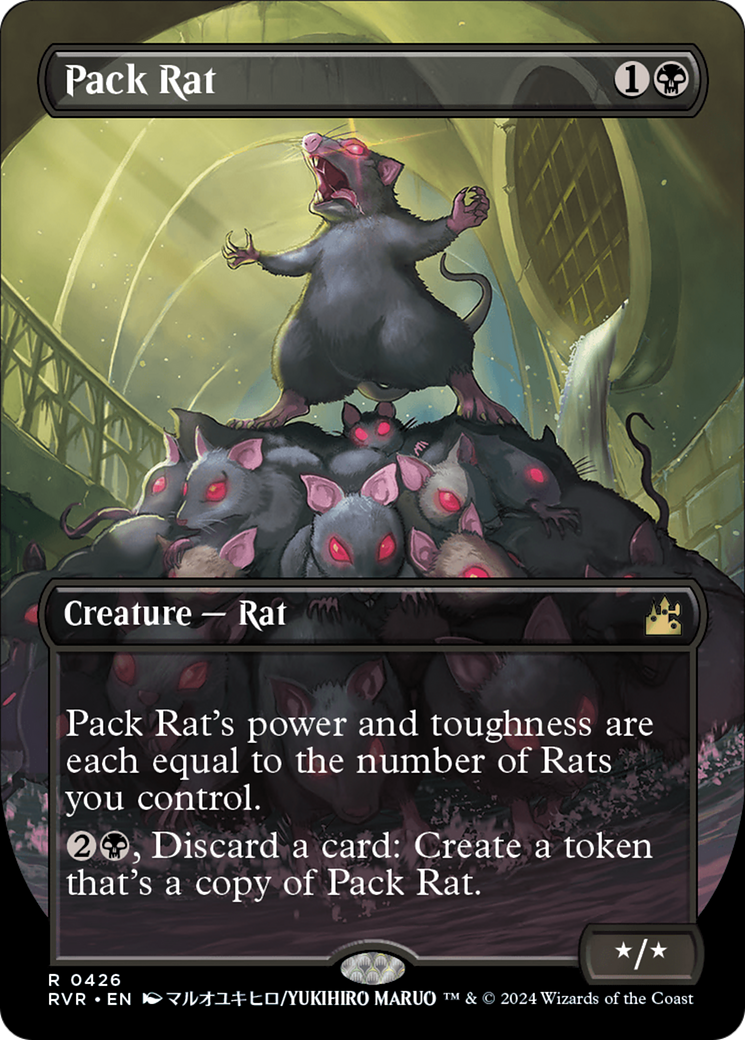 Pack Rat (Anime Borderless) [Ravnica Remastered] | Exor Games Bridgewater