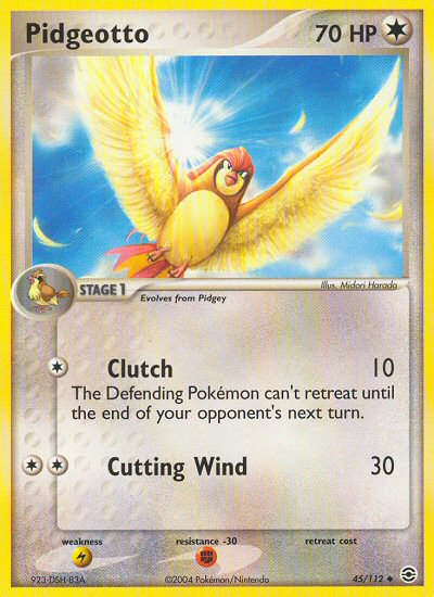 Pidgeotto (45/112) [EX: FireRed & LeafGreen] | Exor Games Bridgewater