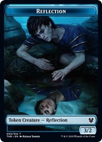 Reflection // Satyr Double-sided Token [Theros Beyond Death Tokens] | Exor Games Bridgewater