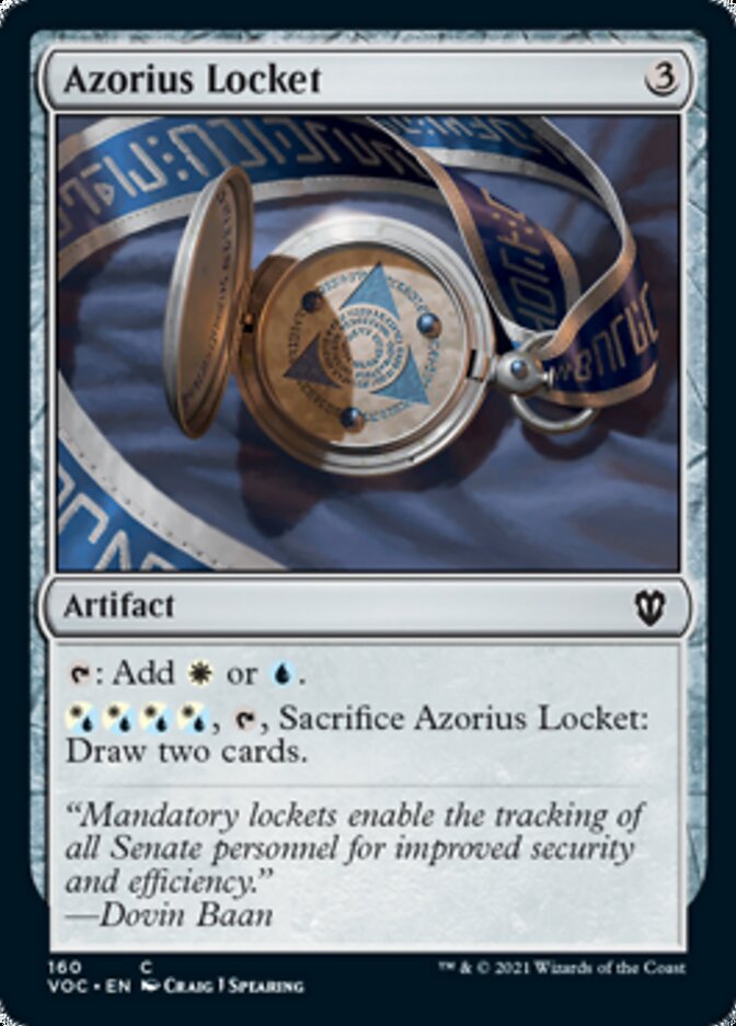 Azorius Locket [Innistrad: Crimson Vow Commander] | Exor Games Bridgewater