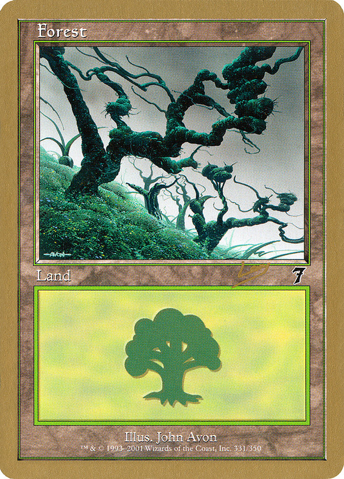 Forest (rl331) (Raphael Levy) [World Championship Decks 2002] | Exor Games Bridgewater