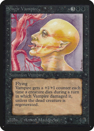 Sengir Vampire [Limited Edition Alpha] | Exor Games Bridgewater