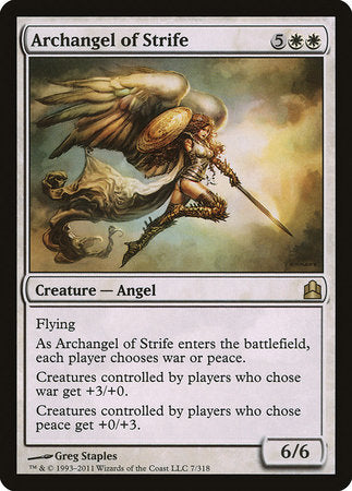 Archangel of Strife [Commander 2011] | Exor Games Bridgewater