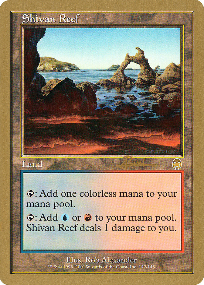 Shivan Reef (Antoine Ruel) [World Championship Decks 2001] | Exor Games Bridgewater