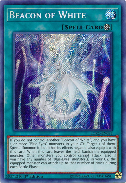 Beacon of White [LCKC-EN035] Secret Rare | Exor Games Bridgewater