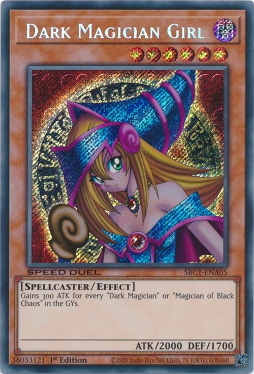 Dark Magician Girl [SBC1-ENA05] Secret Rare | Exor Games Bridgewater