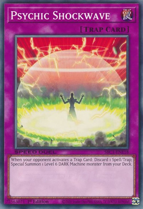 Psychic Shockwave [SBC1-ENE18] Common | Exor Games Bridgewater