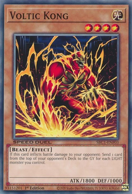 Voltic Kong [SBC1-ENF03] Common | Exor Games Bridgewater