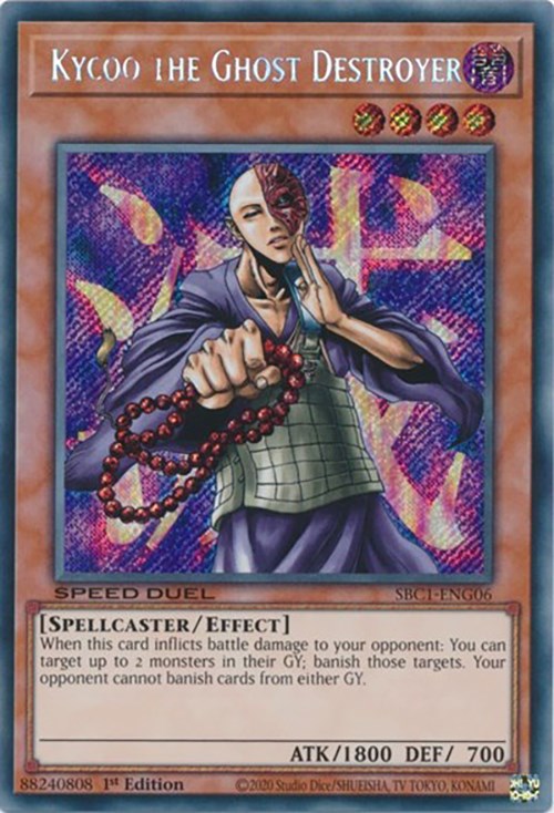 Kycoo the Ghost Destroyer [SBC1-ENG06] Secret Rare | Exor Games Bridgewater