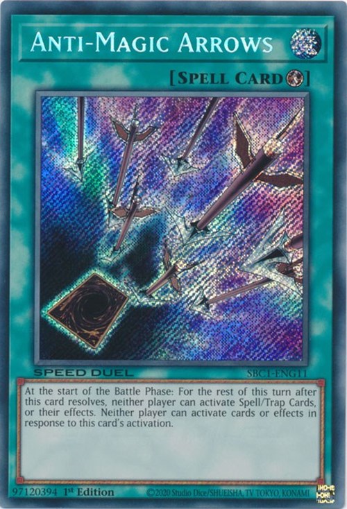 Anti-Magic Arrows [SBC1-ENG11] Secret Rare | Exor Games Bridgewater