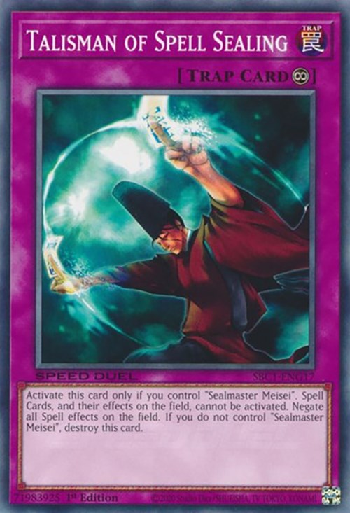 Talisman of Spell Sealing [SBC1-ENG17] Common | Exor Games Bridgewater