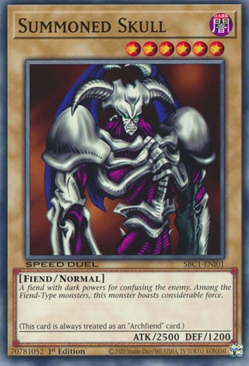 Summoned Skull [SBC1-ENI01] Common | Exor Games Bridgewater